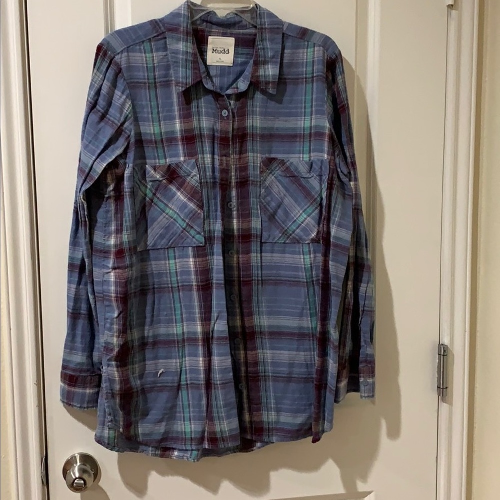 Plaid button up